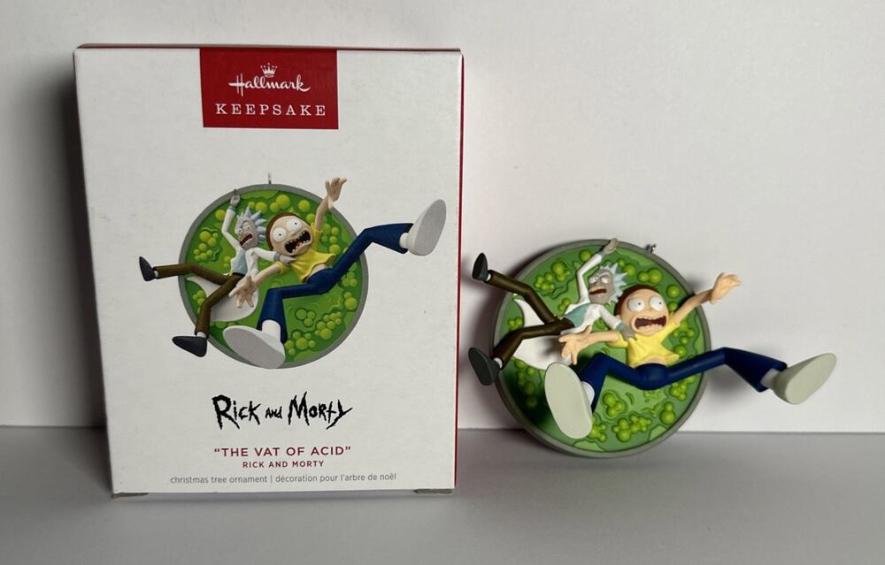 2024 Hallmark Keepsake Ornament - Rick and Morty The Vat of Acid